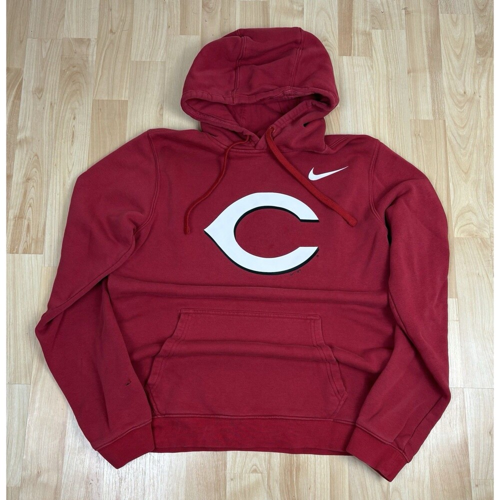 Men’s Nike Cincinnati Reds Graphic Hoodie / Red Size Medium
